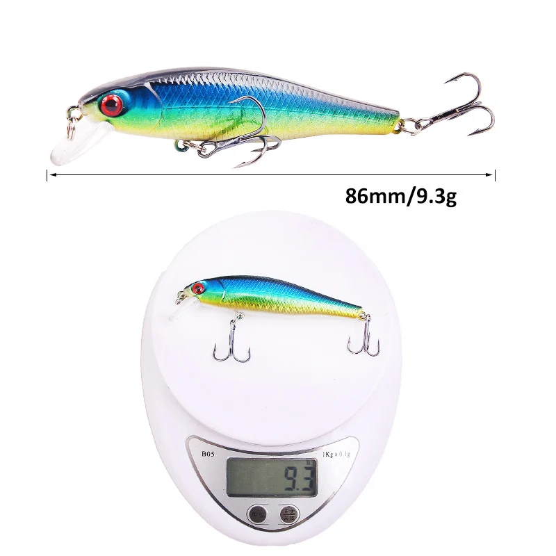 Señuelo Crank Minnow Wobbler 8,8cm para lubina y lucio - imagen 2