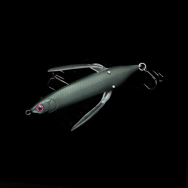 Swolfy stickbait y popper de superficie tipo libélula para lubina
