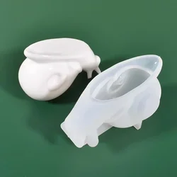 Molde silicona caracol para fabricar señuelos de pesca con resina