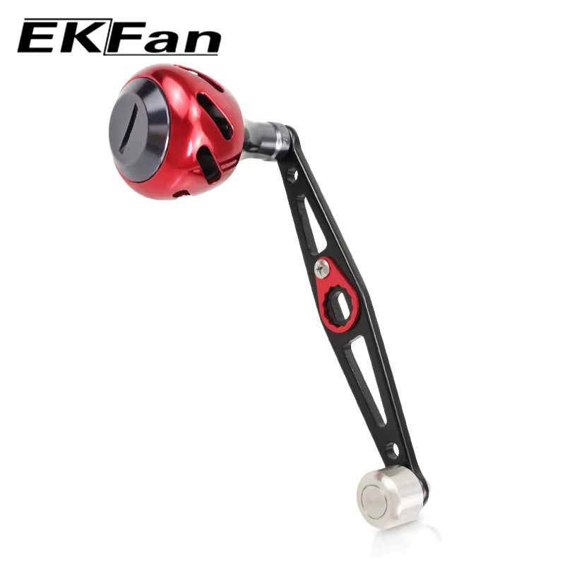 EKfan Mango aluminio para carrete Baitcasting - imagen 3