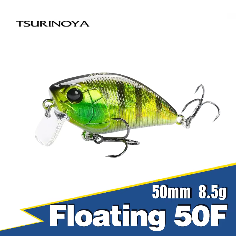 TSURINOYA Magician 50F Crankbait – Señuelo flotante para lubina - imagen 4