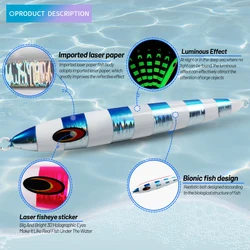 TEASER J91 Plomo de hierro lastrado para aguas profundas luminoso