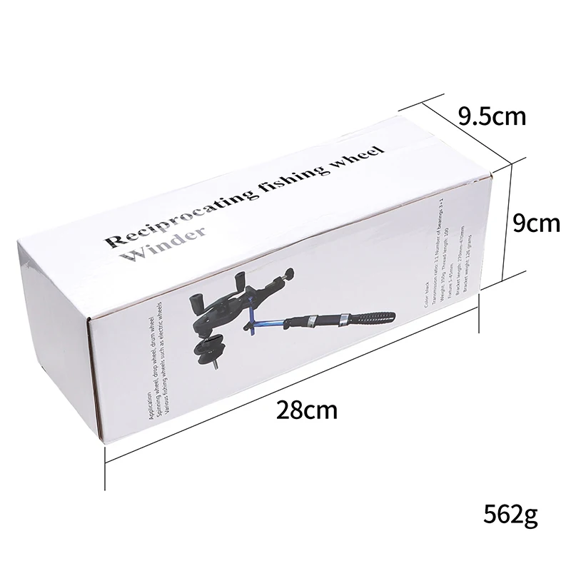 Carrete de sedal portátil con bobinado bidireccional universal - imagen 2