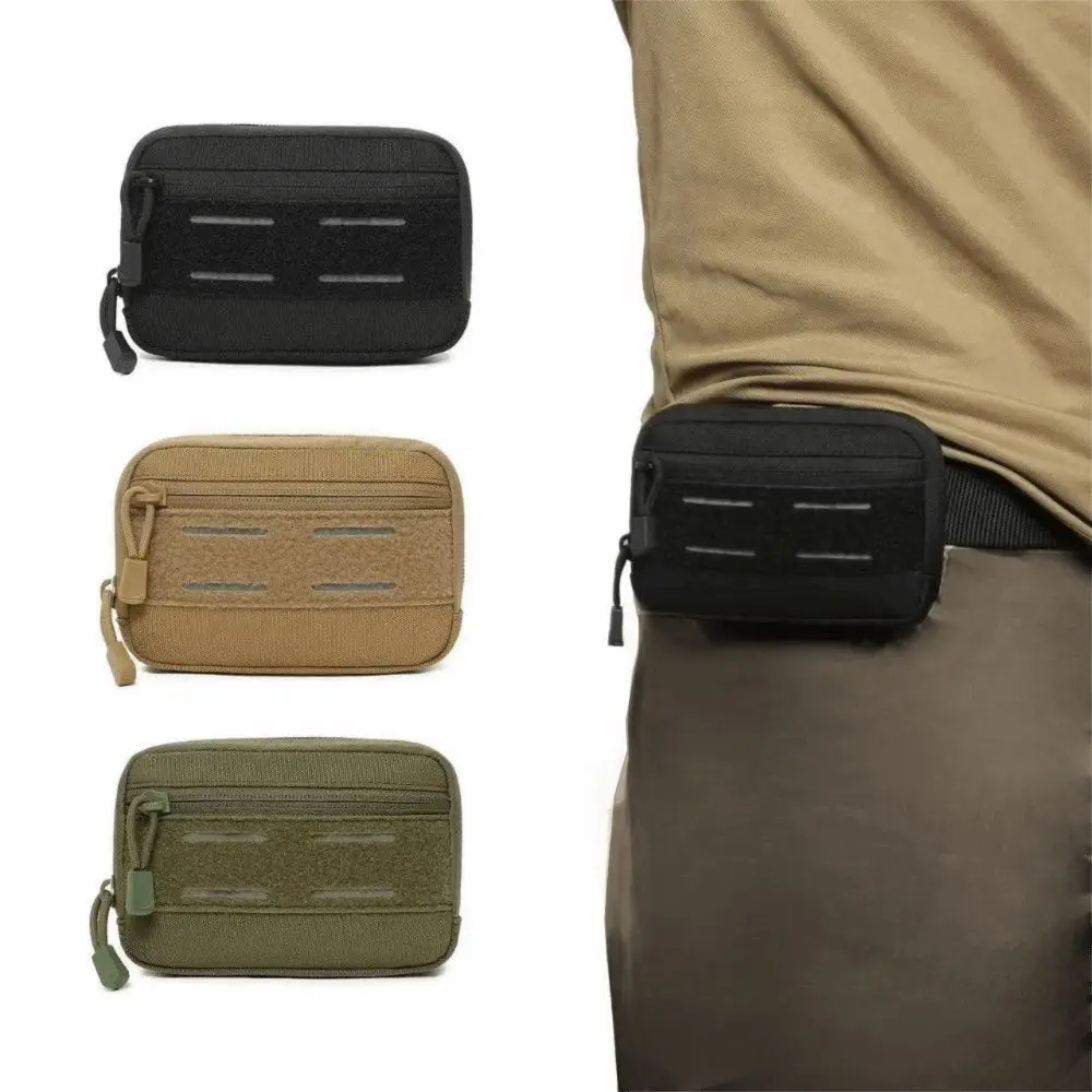 Riñonera táctica EDC ligera ajustable con bolsillos de cremallera - imagen 2