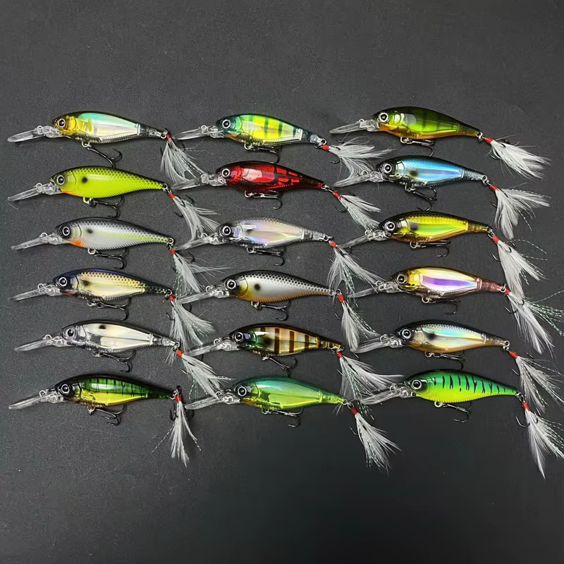 Señuelos Minnow Flotantes 70mm para Trucha y Lubina
