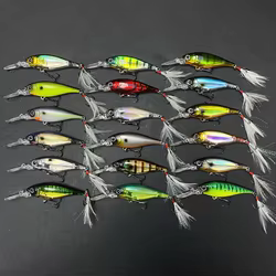 Señuelos Minnow Flotantes 70mm para Trucha y Lubina