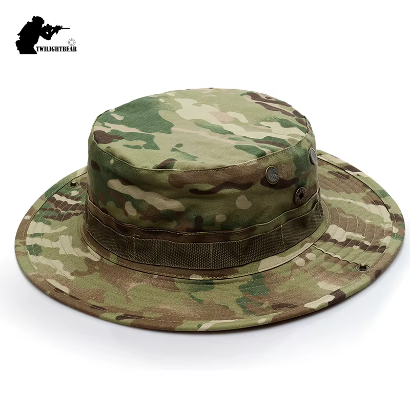 Sombrero Boonie Multicam AF056 – Camuflaje táctico para pesca y caza - imagen 4