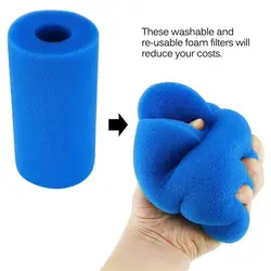 Esponja de filtro reutilizable lavable para piscina, fácil limpieza