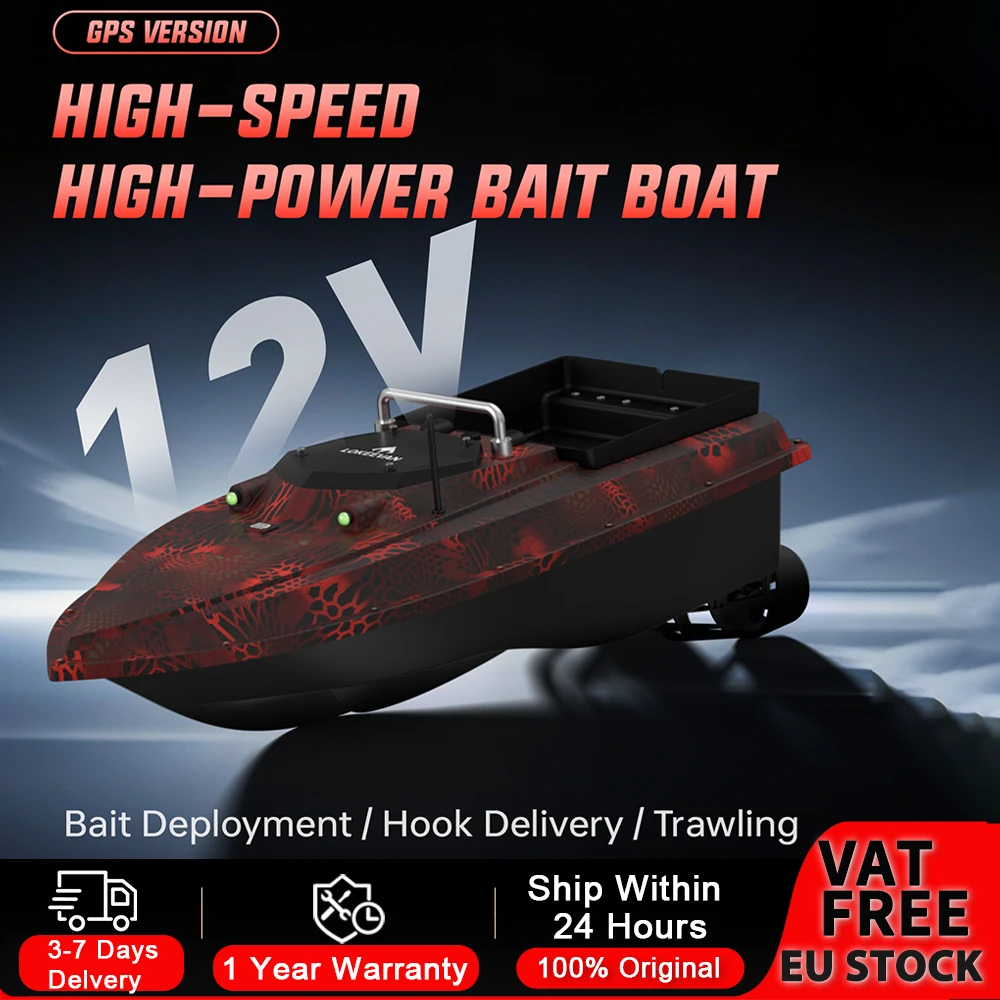 LOKEEVAN D80E Barco cebador con sonar de profundidad y GPS - imagen 2