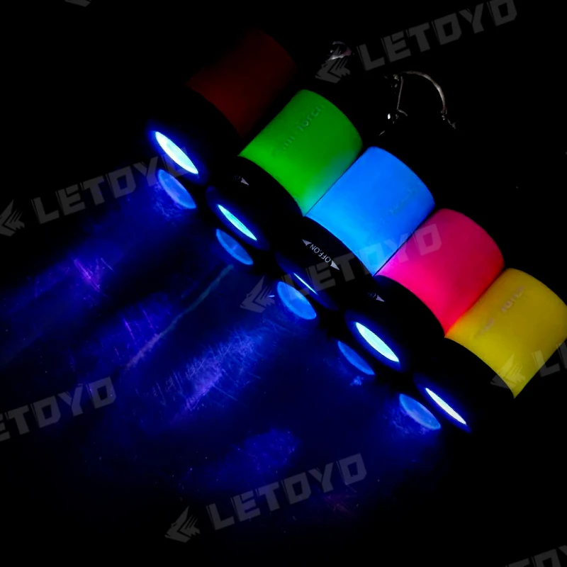 LETOYO Linterna UV LED recargable USB - Mini impermeable pesca marina - imagen 5