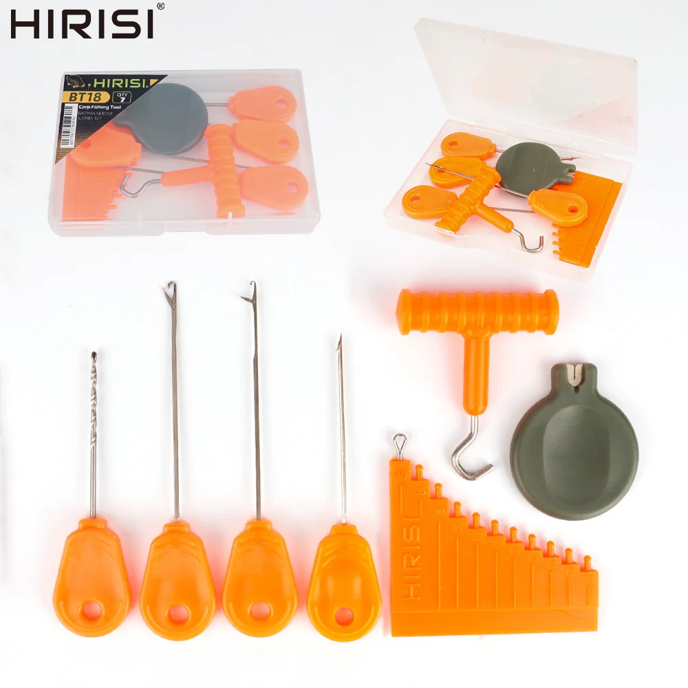 Hirisi BT18 Agujas de cebo para carpa con herramienta de roscado
