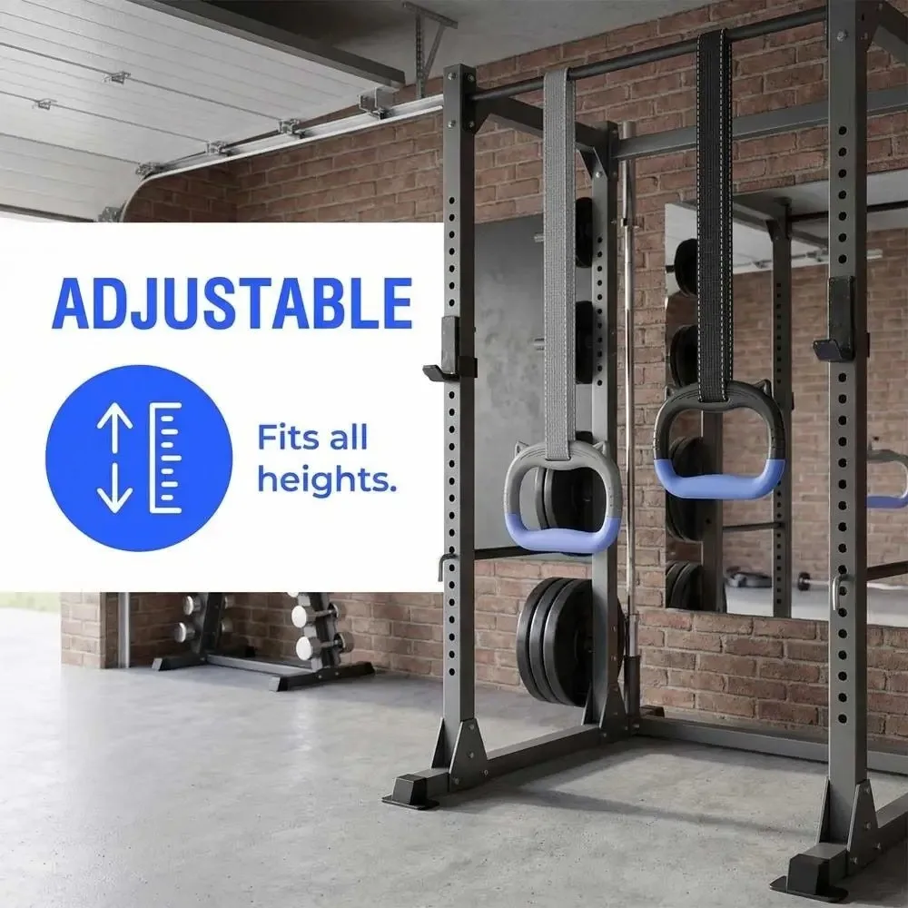 Anillas de gimnasia antideslizantes con correas ajustables - imagen 3