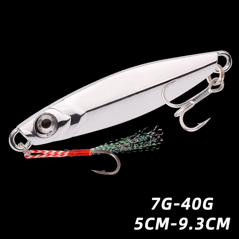 Señuelo VIB ojos 3D galvanizado en plata para lubina y caballa