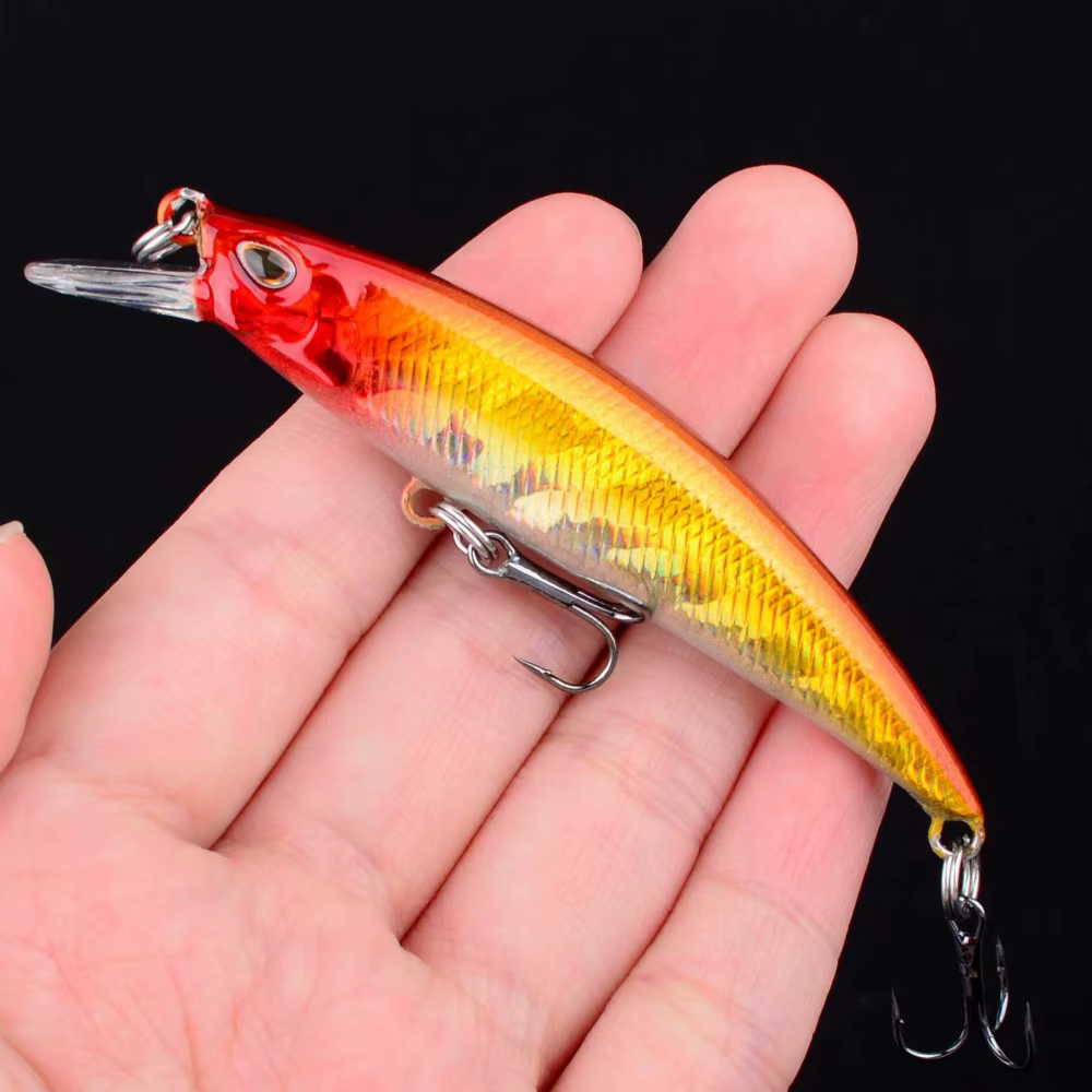 Señuelo Pececillo Láser 8cm 9g Hundimiento – Cebo Duro Lucio y Carpa - imagen 3