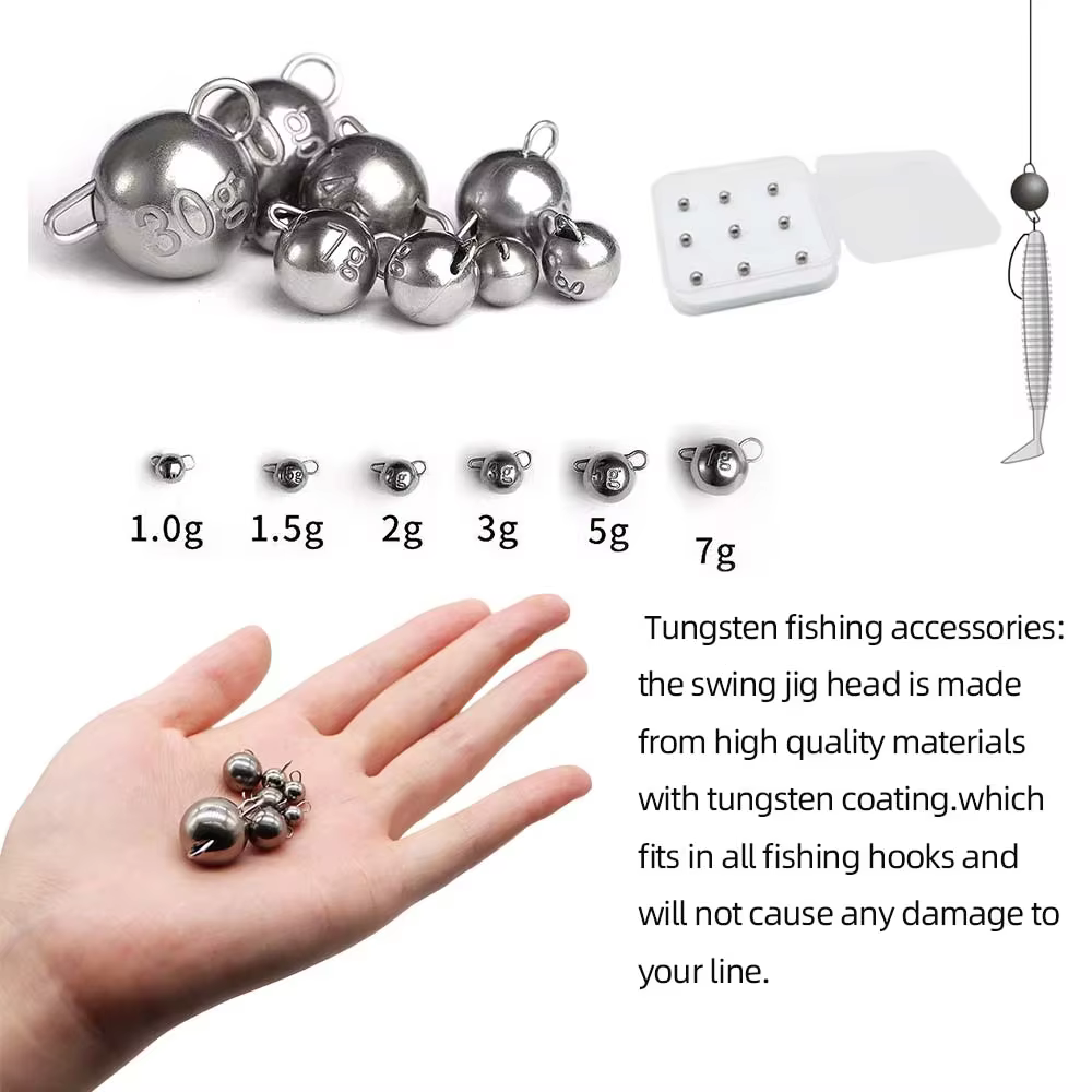 Kit Plomos Cheburashka 1-7g Rockfishing Serranos - imagen 5