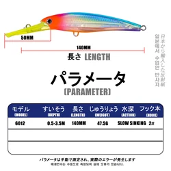 Señuelo 47mm Hundimiento Lento – Lubina y Lucio