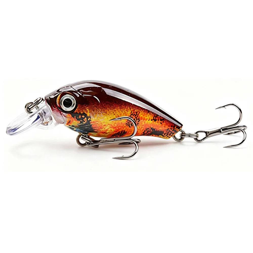 Crankbait flotante de plástico duro para trucha, bass y lucio - imagen 4