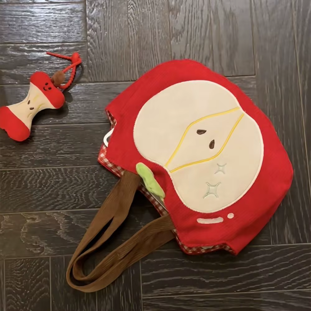 Bolso de Hombro en Pana Rojo para Mujer – Gran Capacidad y Versátil - imagen 2
