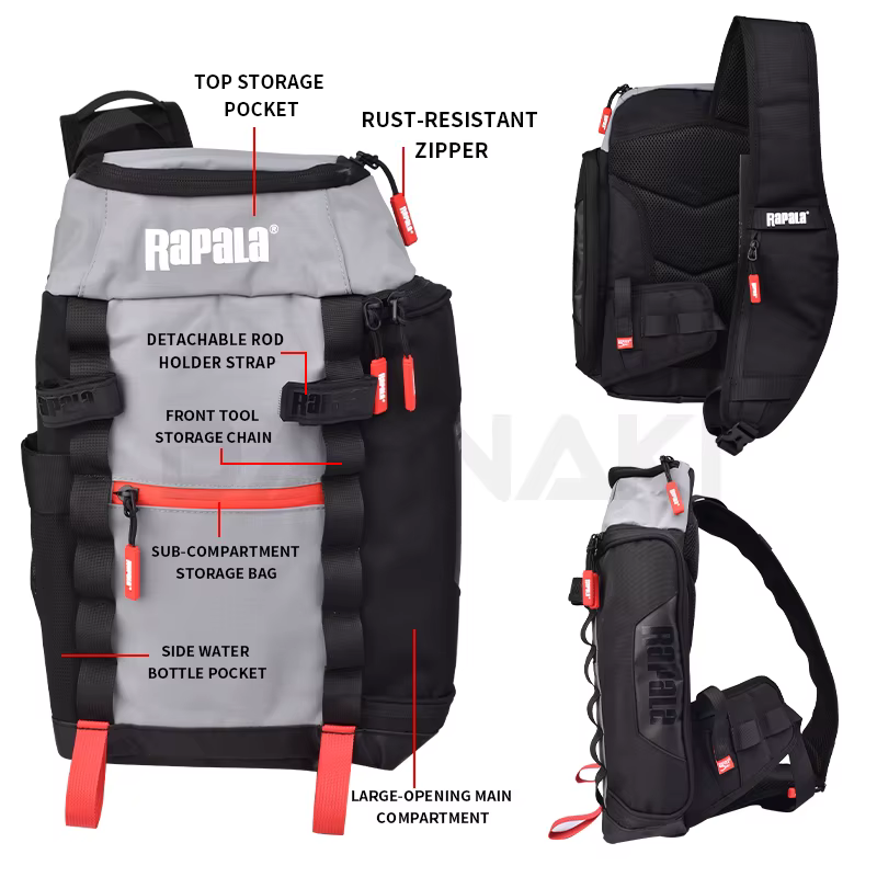 Bolsa Rapala Jungle multifunción para aparejos de pesca - imagen 4