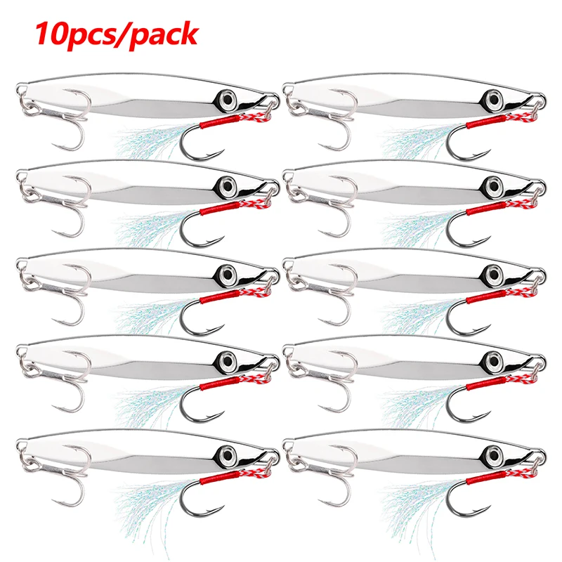 Juego de cucharas giratorias jigging de metal fundido – hundimiento