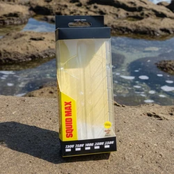 Señuelos calamar jigging lento UV metal con anzuelo luminoso