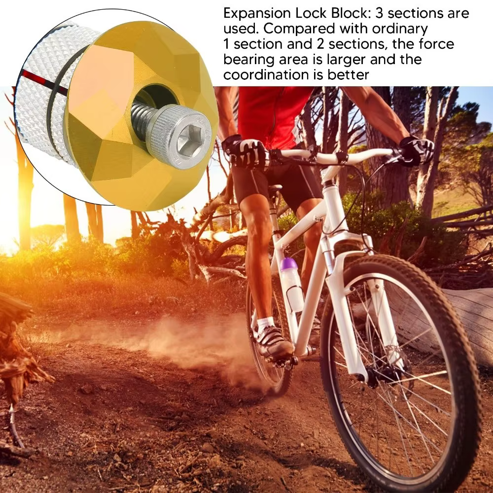 Expansor de Dirección para Bicicleta en Aluminio, Compatible con Tubos de Carbono - imagen 5