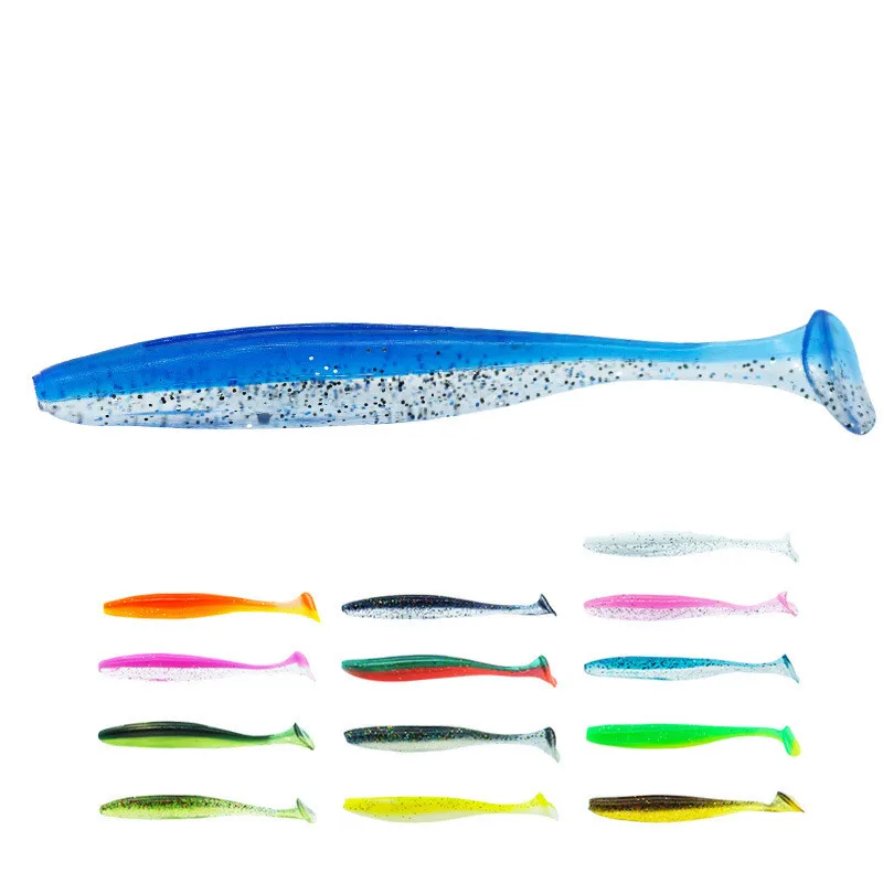 Commotion T-Tail Fish Smooth Wave: Jig Head Texas Rig para vinilo - imagen 4