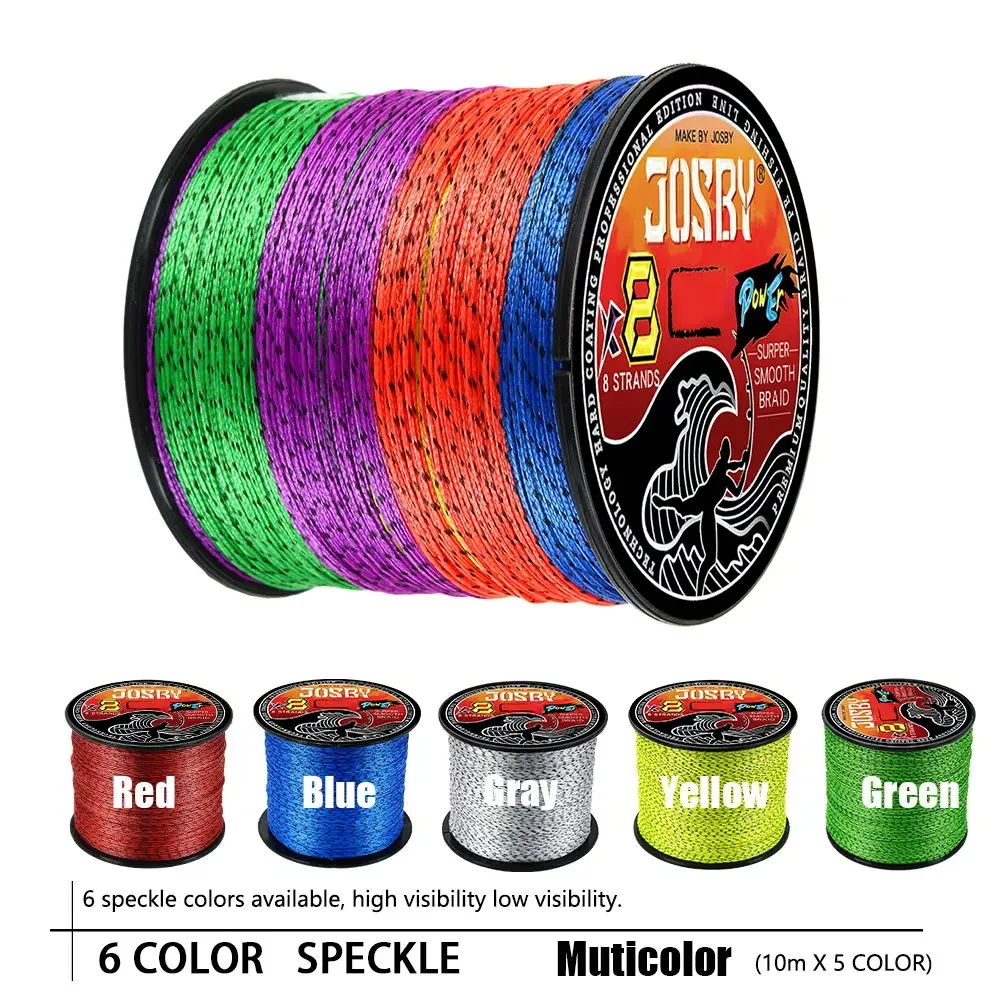 Variedad de colores moteados disponibles