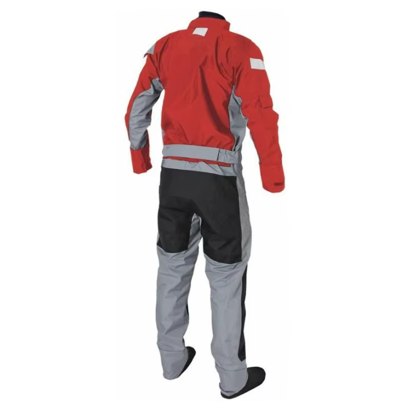 Traje seco 4 capas con cierre largo – Pesca invernal - imagen 2