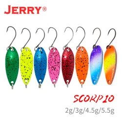 Jerry Scorpio Juego Cucharas Metal UV para Lucio Trucha Agua Dulce