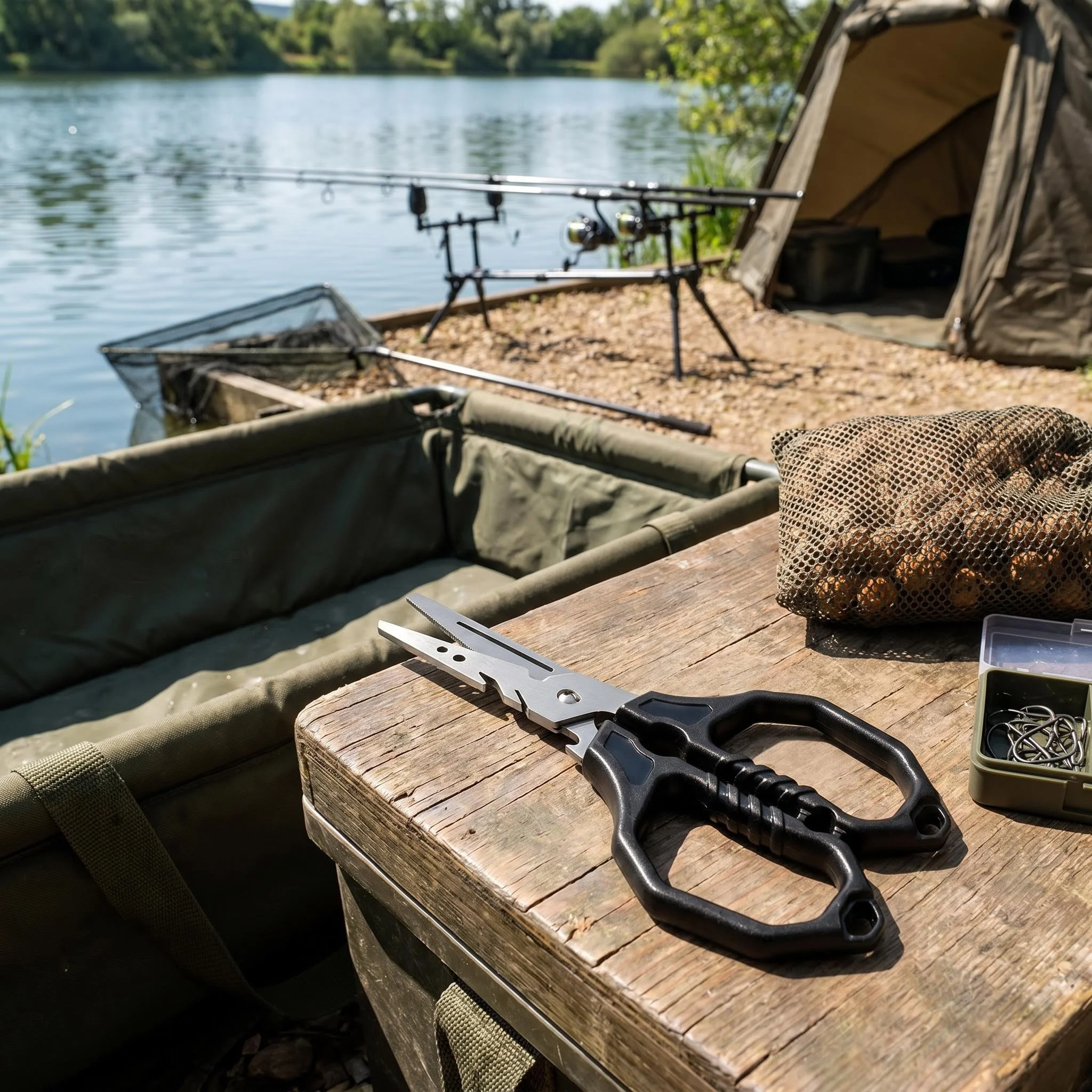 Tijeras multifuncionales de pesca hirisi