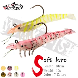 Vinilo de gamba WALK FISH con anzuelo para perca y trucha