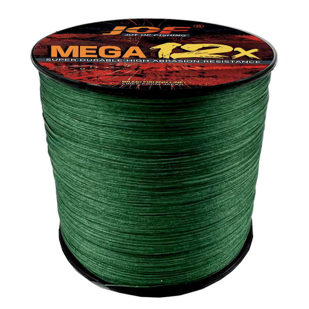 JOF X12 Sedal trenzado PE – Línea resistente multicolor para pesca - imagen 4