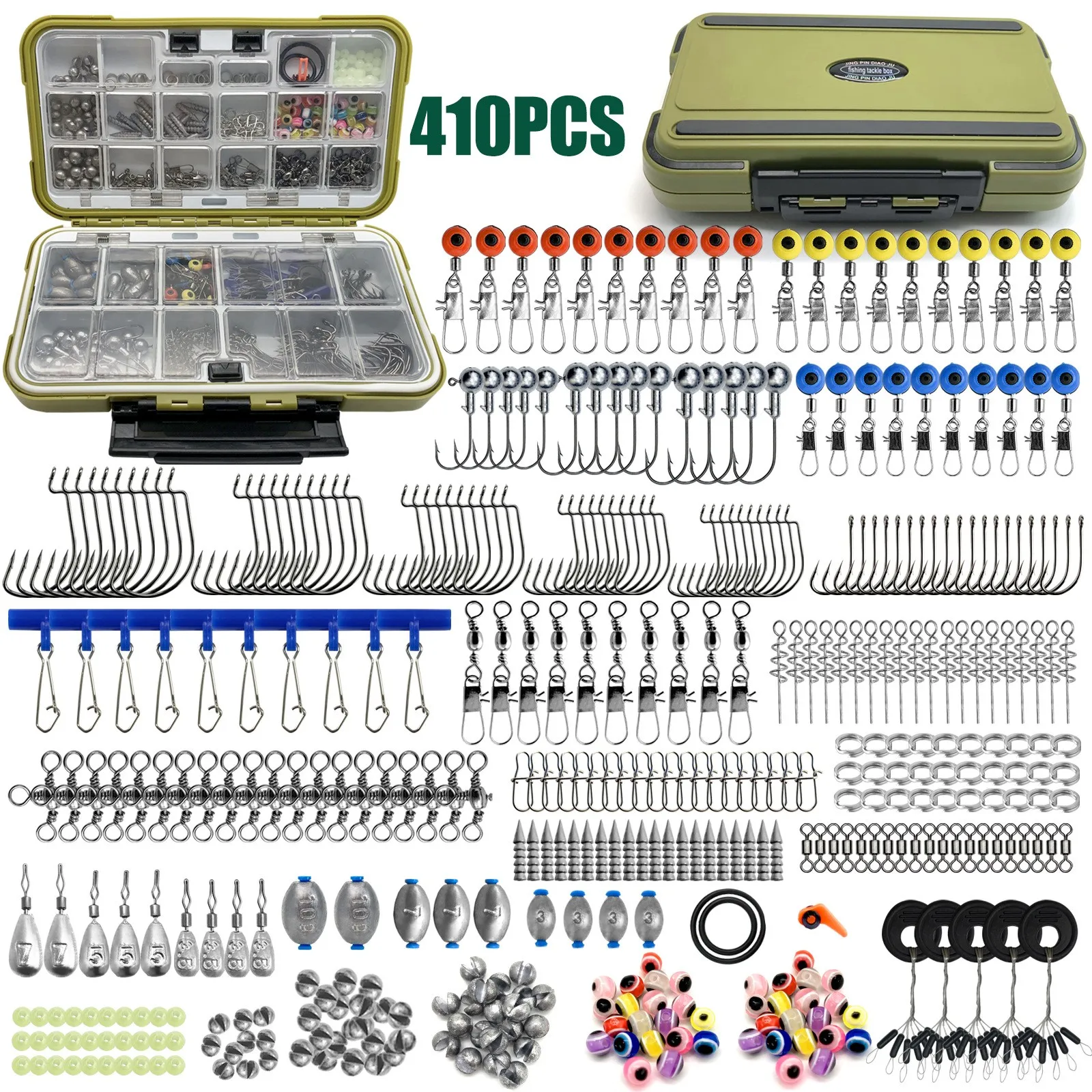 Kit accesorios para señuelos con topes flotantes y giratorios - imagen 4