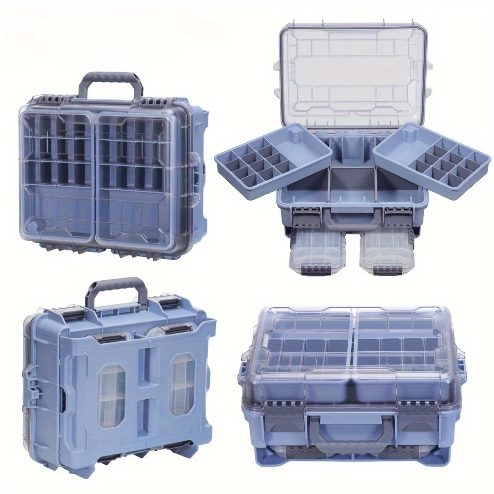 Caja pesca compartimentos