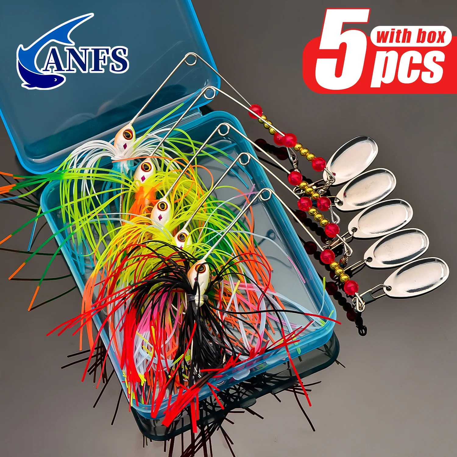 Kit completo de señuelos spinnerbait ANFS