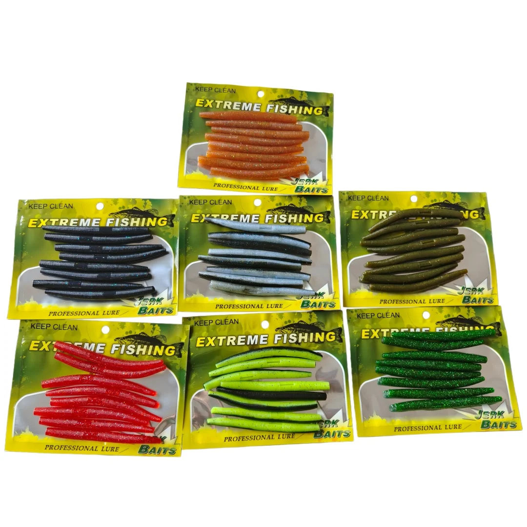 Señuelos blandos tipo gusano Swolfy para lubina de alta densidad - imagen 5