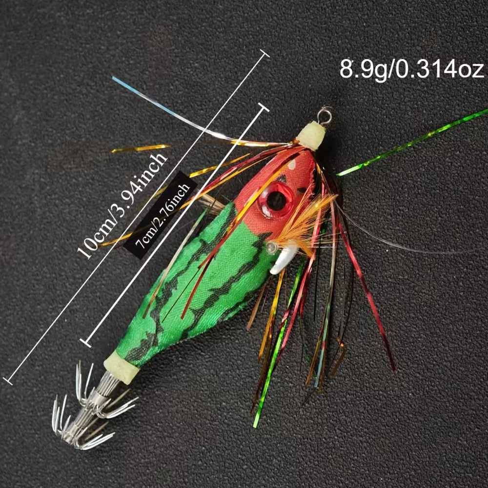 Egi UV de Madera 10 cm – Señuelo para Pesca del Calamar - imagen 3
