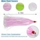 Señuelos Bucktail Mylar Flash Tail para atún, wahoo y lubina - imagen 2