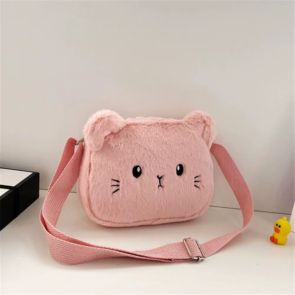 Monedero Niñas con Dibujos de Gatos – Bolso de Hombro Suave - imagen 3