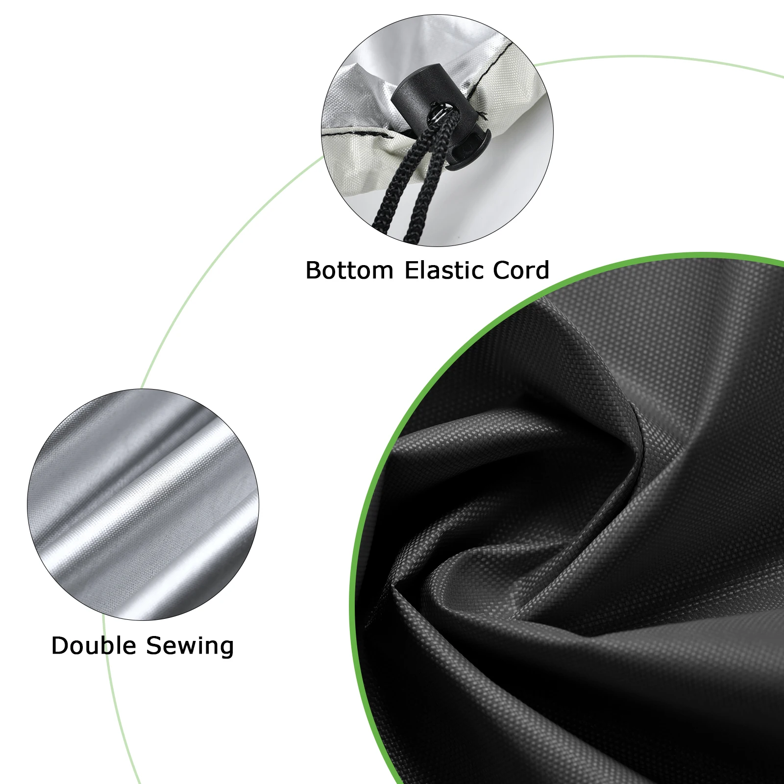 Cubierta impermeable para brasero redondo – resistente a la intemperie - imagen 5