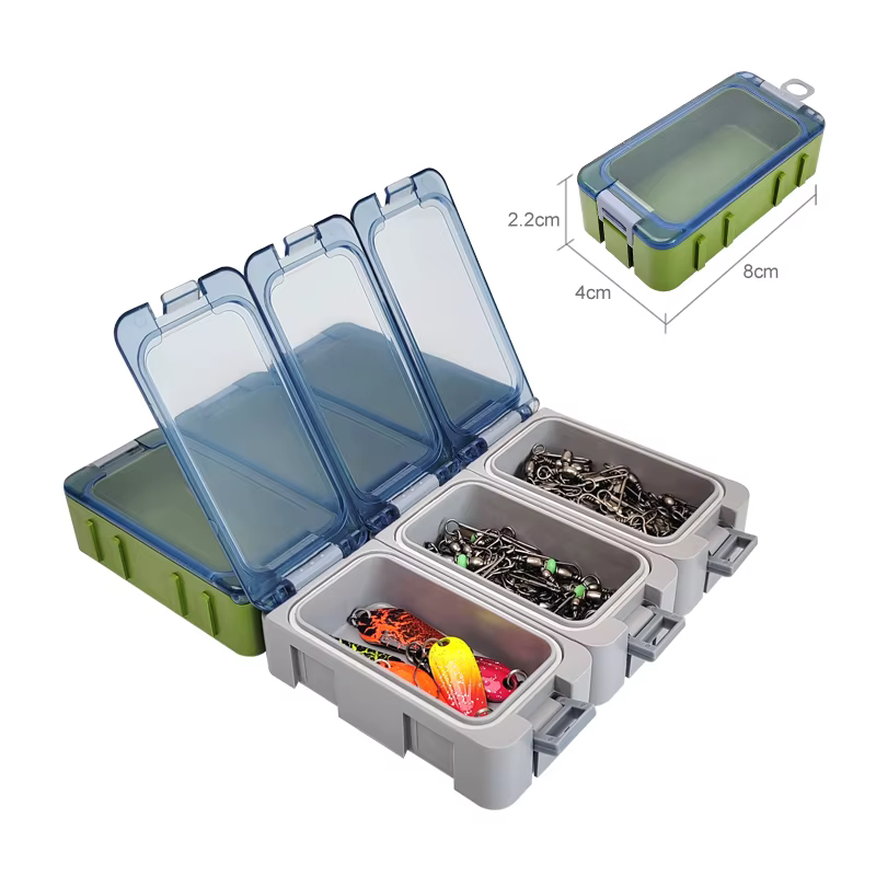Caja de aparejos para carpa con compartimentos y tapa rígida premium - imagen 4