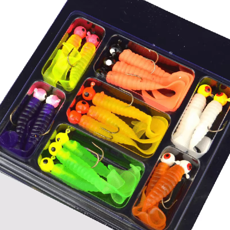 Set Anzuelos Jig Head y Vinilos para Lucio – 34 Piezas - imagen 5