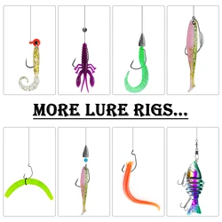 FREE FISHER Kit de señuelos para lubina con swimbaits y plomos
