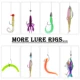 Free Fisher kit de señuelos para lubina: swimbaits y cuchara
