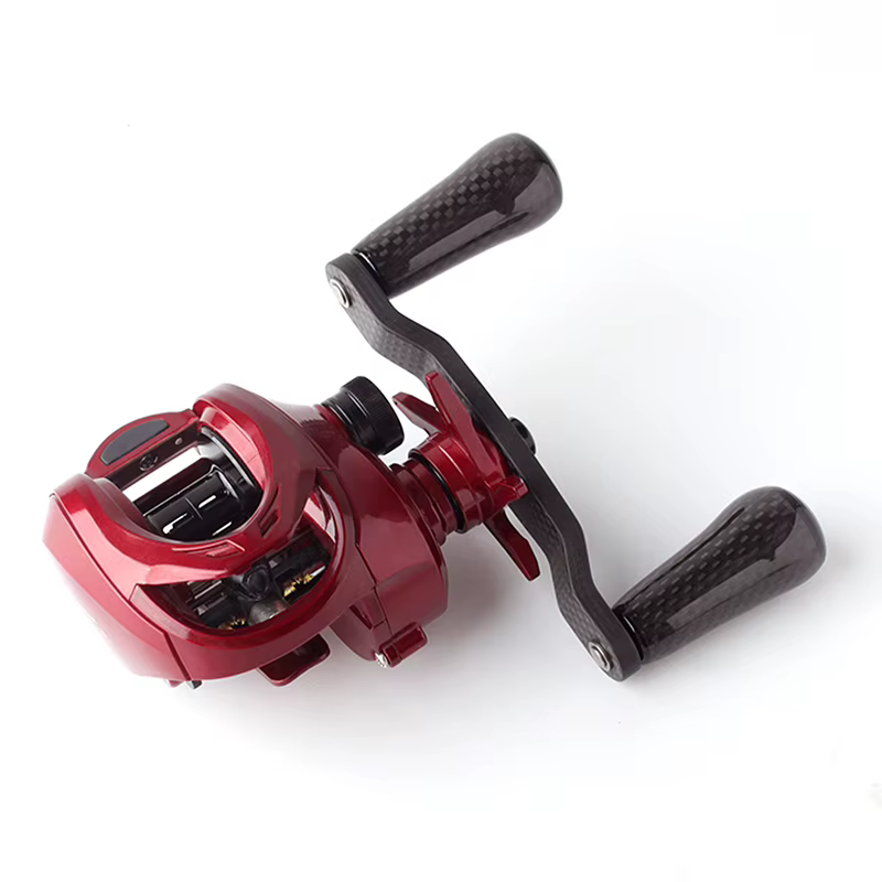 Manivela Kawa para carrete casting con perilla de carbono - imagen 3