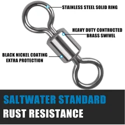 Accesorios Giratorios de Pesca – Swivels, Conectores y Clips