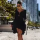 Vestido de playa de verano con cuello en V y protección solar - imagen 3