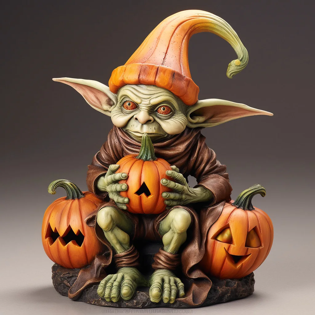 Variante de calabaza fantasma para jardín