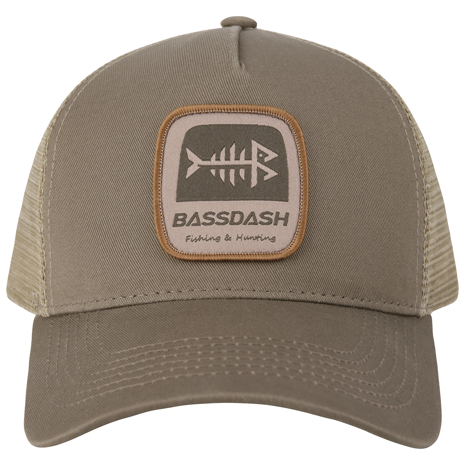 Bassdash Gorra de pesca ajustable malla trasera parche bordado - imagen 5